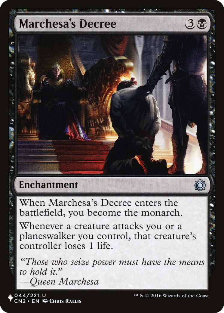 Marchesa's Decree [LIST 044/221]