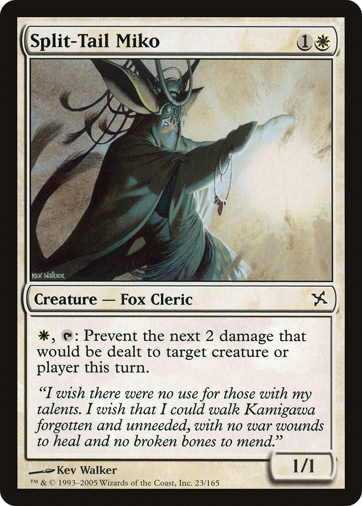 {C} Split-Tail Miko [Betrayers of Kamigawa][BOK 023] - Misty Mountain Games