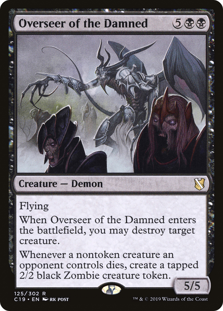 {R} Overseer of the Damned [Commander 2019][C19 125]