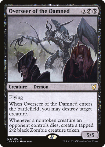 {R} Overseer of the Damned [Commander 2019][C19 125]