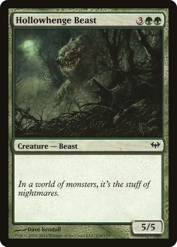 {C} Hollowhenge Beast [Dark Ascension][DKA 118]
