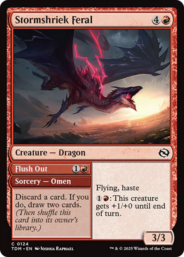 {@C} Stormshriek Feral [Tarkir: Dragonstorm][TDM 124]
