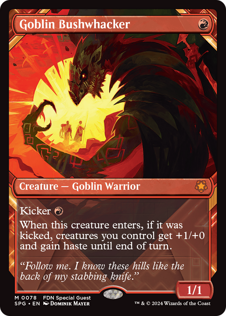 {R} Goblin Bushwhacker (Showcase) [Foundations Special Guests][SPG 078]