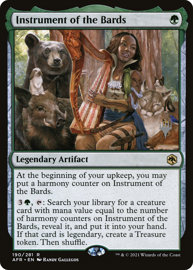 {R} Instrument of the Bards (Promo Pack) [Dungeons & Dragons: Adventures in the Forgotten Realms Promos][PP AFR 190]