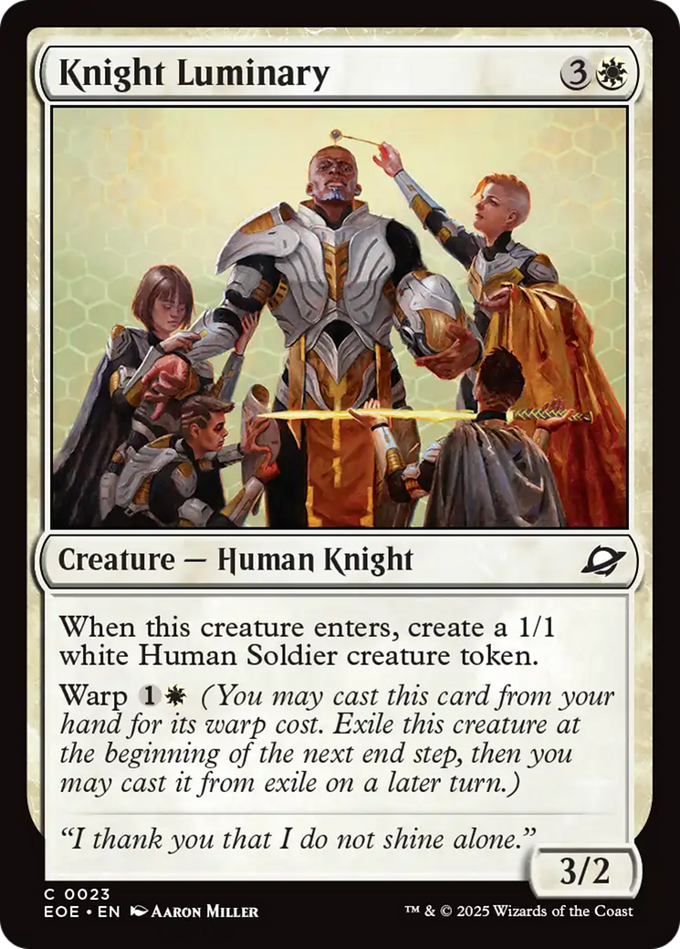 {@@ EOE C} Knight Luminary [Edge of Eternities][EOE 023]
