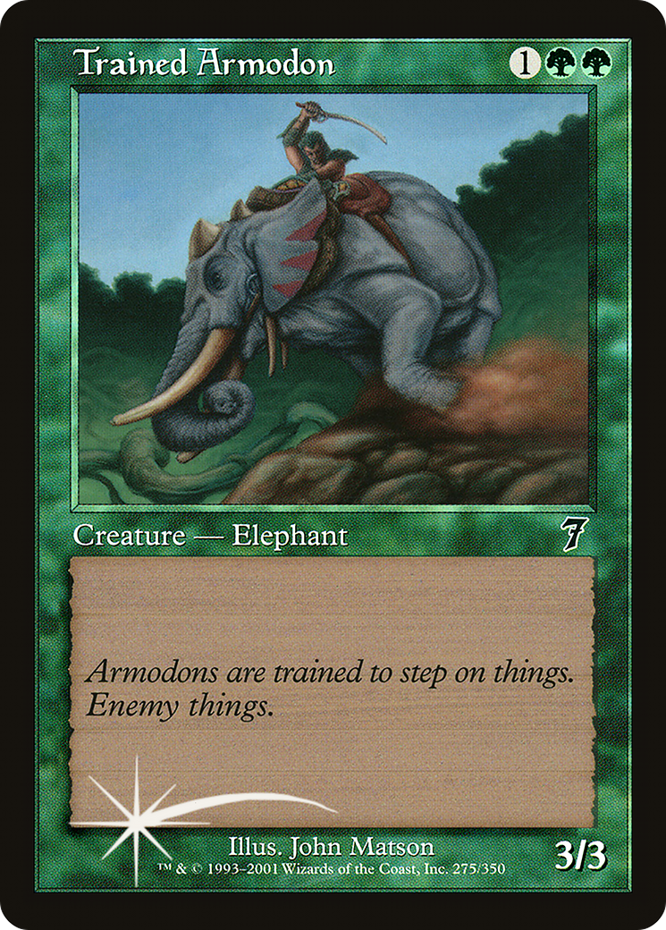 {C} Trained Armodon [Seventh Edition][7ED 275]