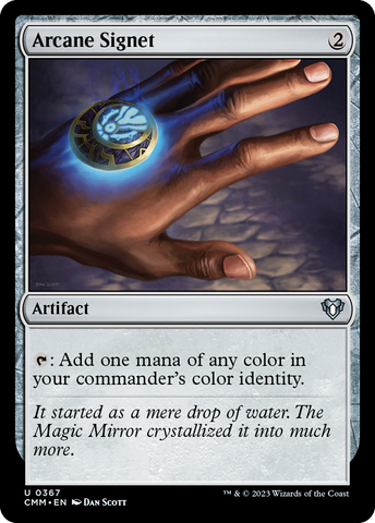 {C} Arcane Signet [Commander Masters][CMM 367]