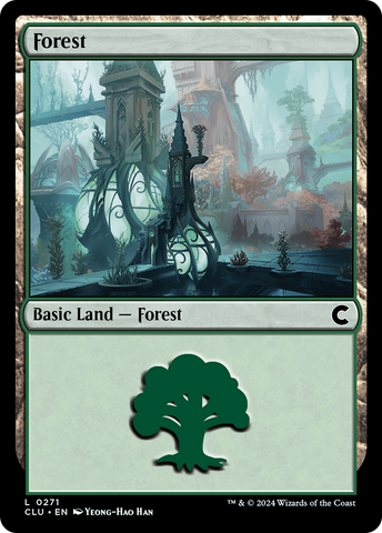 {B} Forest (0271) [Ravnica: Clue Edition][CLU 271]