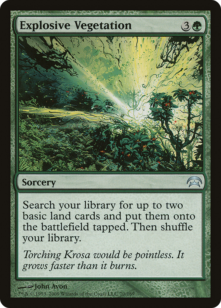 {C} Explosive Vegetation [Planechase][HOP 070]
