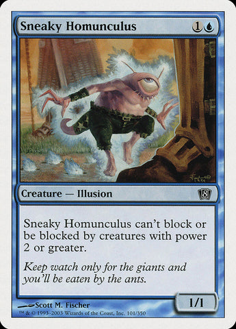 {C} Sneaky Homunculus [Eighth Edition][8ED 101]