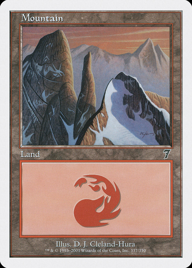 {B}[7ED 337] Mountain (337) [Seventh Edition]