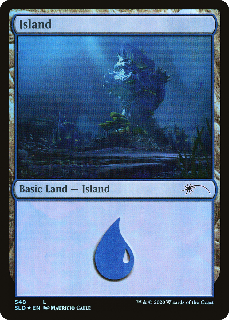 {B}[SLD 548] Island (Under the Sea) (548) [Secret Lair Drop Promos]
