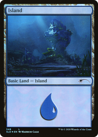 {B}[SLD 548] Island (Under the Sea) (548) [Secret Lair Drop Promos]