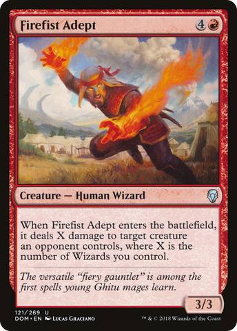 {C} Firefist Adept [Dominaria][DOM 121]