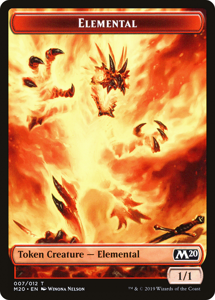 {T} Elemental Token [Core Set 2020 Tokens][TM20 007]
