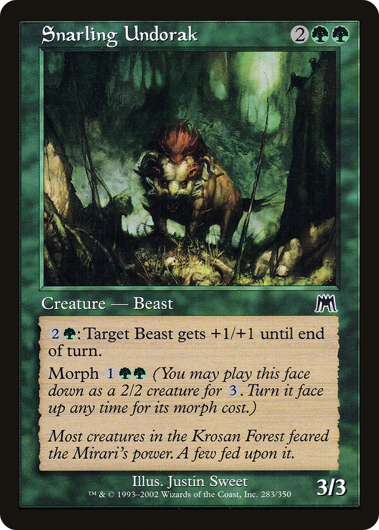{C} Snarling Undorak [Onslaught][ONS 283] - Misty Mountain Games