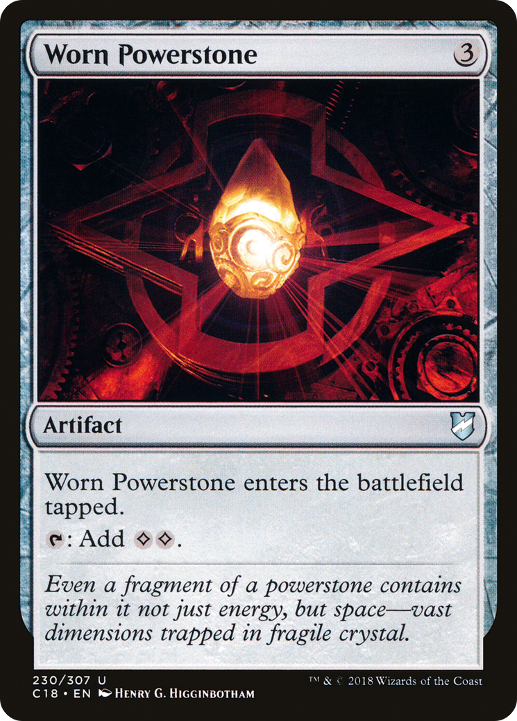 {C} Worn Powerstone [Commander 2018][C18 230] - Misty Mountain Games