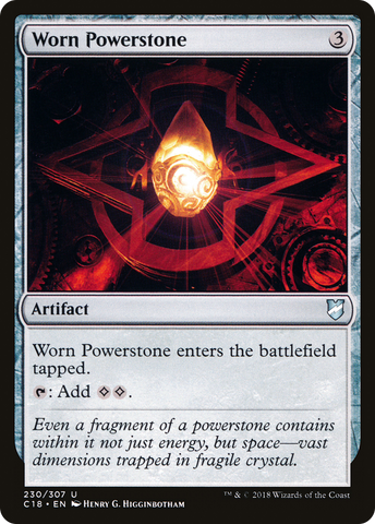 {C} Worn Powerstone [Commander 2018][C18 230]