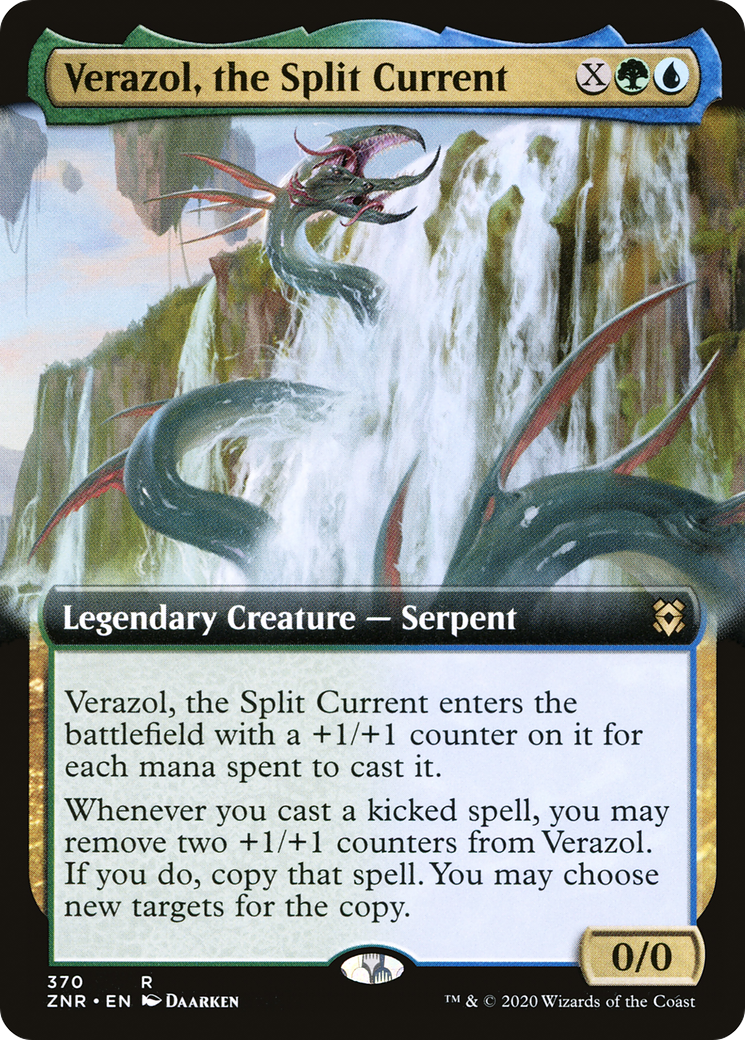 {R} Verazol, the Split Current (Extended Art) [Zendikar Rising][ZNR 370]