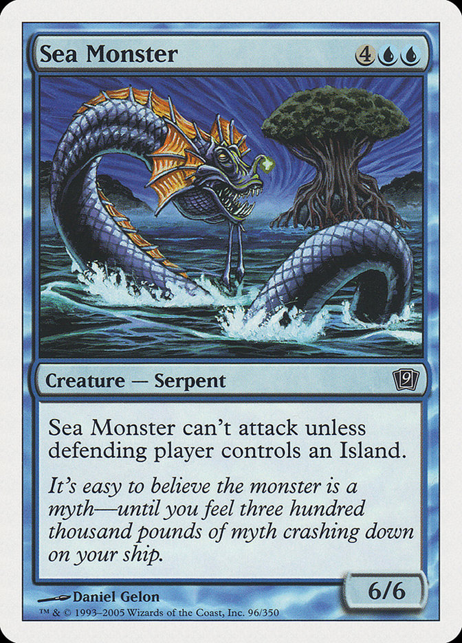 {C} Sea Monster [Ninth Edition][9ED 096]