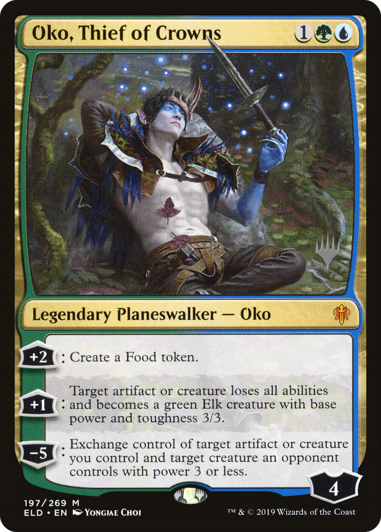 {R} Oko, Thief of Crowns (Promo Pack) [Throne of Eldraine Promos][PP ELD 197]