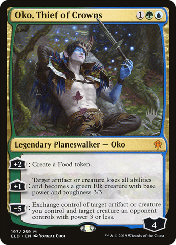 {R} Oko, Thief of Crowns (Promo Pack) [Throne of Eldraine Promos][PP ELD 197]
