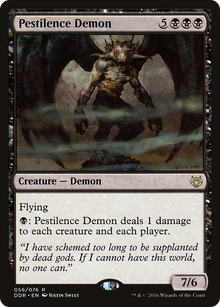 {R} Pestilence Demon [Duel Decks: Nissa vs. Ob Nixilis][DDR 056] - Misty Mountain Games