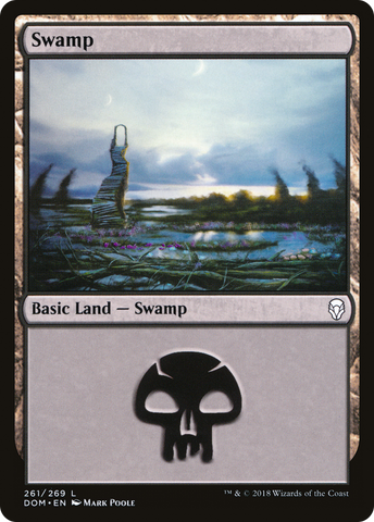 {B}[DOM 261] Swamp (261) [Dominaria]