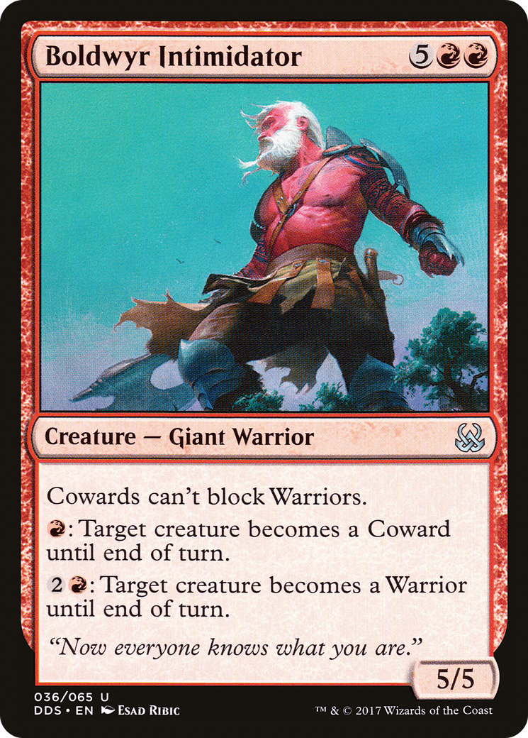 {C} Boldwyr Intimidator [Duel Decks: Mind vs. Might][DDS 036]