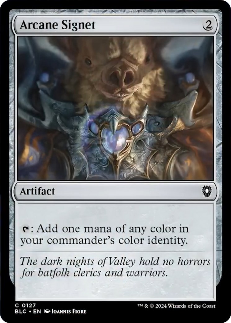 {C} Arcane Signet [Bloomburrow Commander][BLC 127]