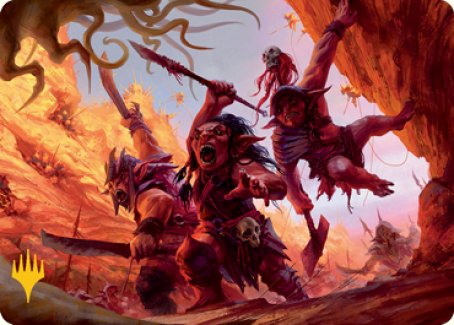 {A} Goblin Art Card (Gold-Stamped Signature) [Dungeons & Dragons: Adventures in the Forgotten Realms Art Series][GS AAFR 024]