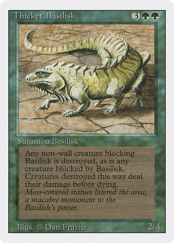 {C} Thicket Basilisk [Revised Edition][3ED 218]