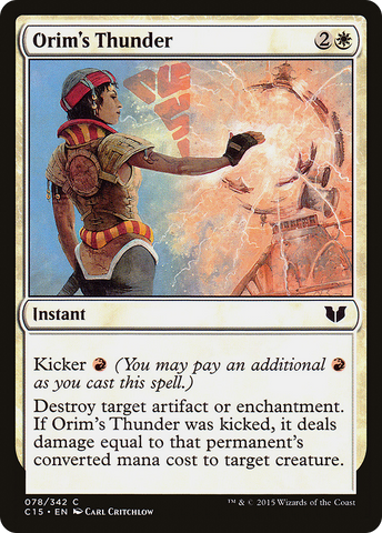 {C} Orim's Thunder [Commander 2015][C15 078]