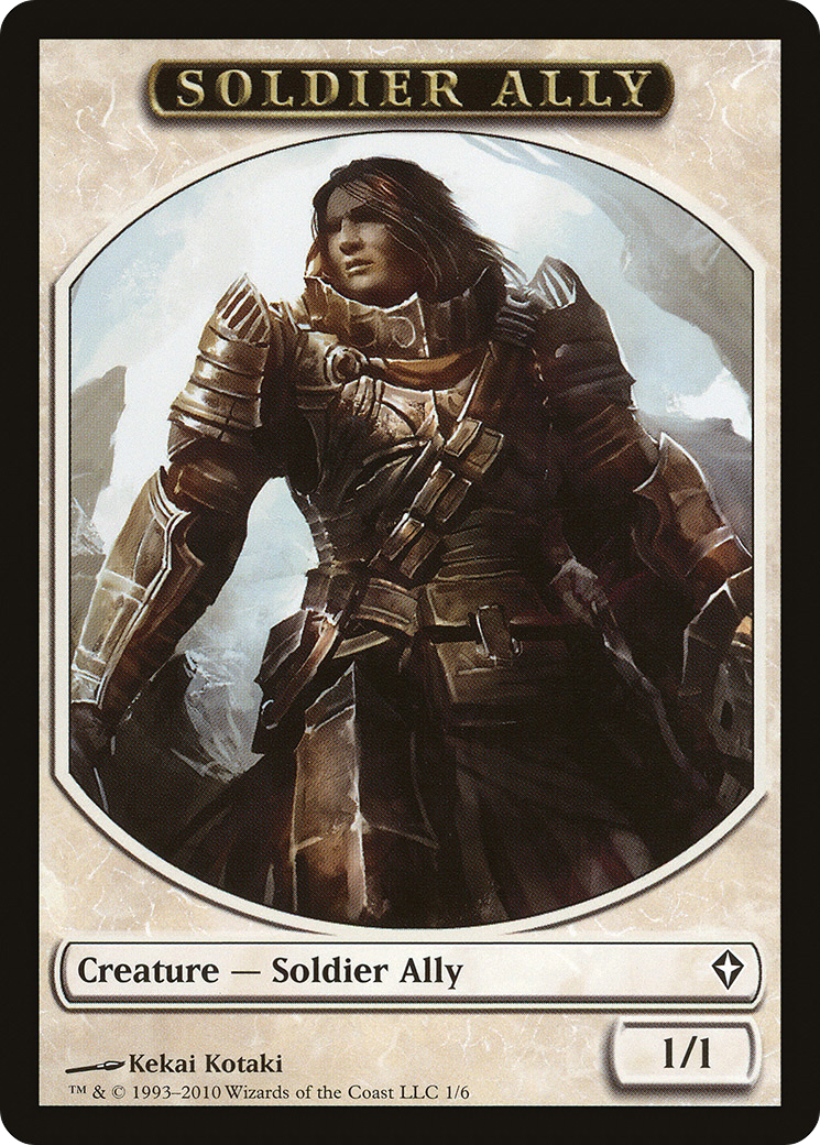 {T} Soldier Ally Token [Worldwake Tokens][TWWK 001]