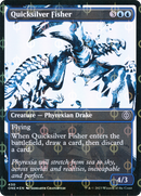 {C} Quicksilver Fisher (Showcase Ichor Step-and-Compleat Foil) [Phyrexia: All Will Be One][ONE 430]
