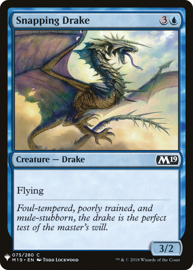{C} Snapping Drake [Mystery Booster][LS M19 075] - Misty Mountain Games