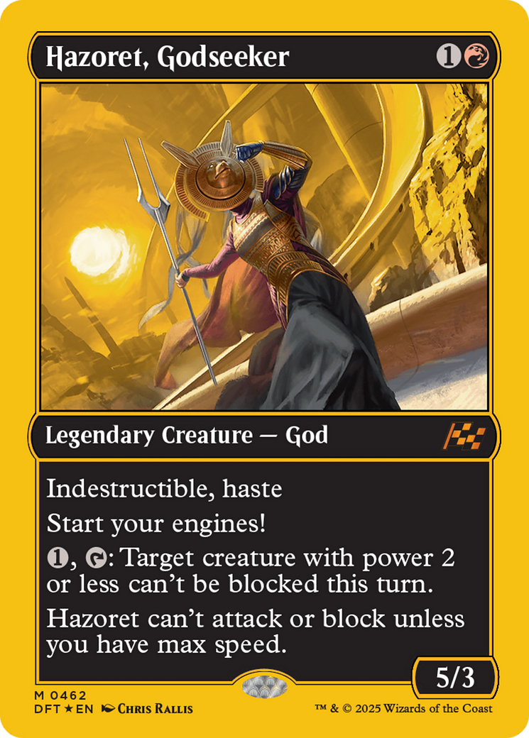 {@R} Hazoret, Godseeker (First-Place Foil) [Aetherdrift][DFT 462]
