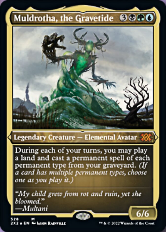 {R} Muldrotha, the Gravetide (Foil Etched) [Double Masters 2022][2X2 528]