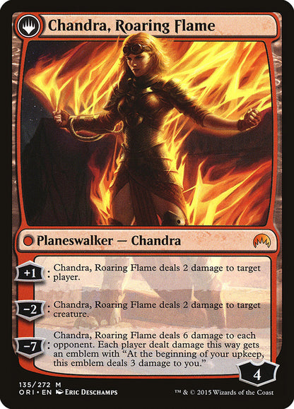 {R} Chandra, Fire of Kaladesh // Chandra, Roaring Flame [Magic Origins][ORI 135] - Misty Mountain Games