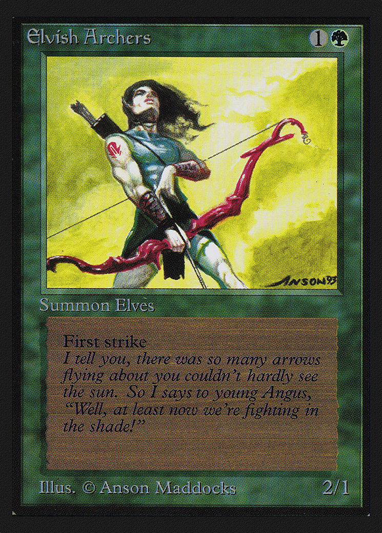 {R} Elvish Archers [CollectorsÃ¢Â€Â™ Edition][GB CED 192]