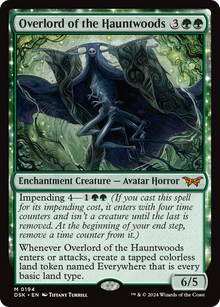 {@R} Overlord of the Hauntwoods [Duskmourn: House of Horror][DSK 194]