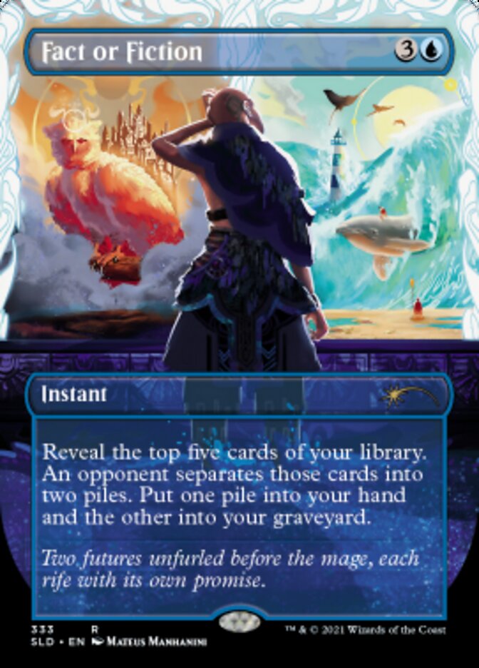 {R} Fact or Fiction (Borderless) [Secret Lair Drop Series][SLD 333]