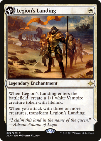 {R} Legion's Landing // Adanto, the First Fort [Ixalan][XLN 022]
