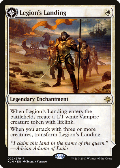 {R} Legion's Landing // Adanto, the First Fort [Ixalan][XLN 022]