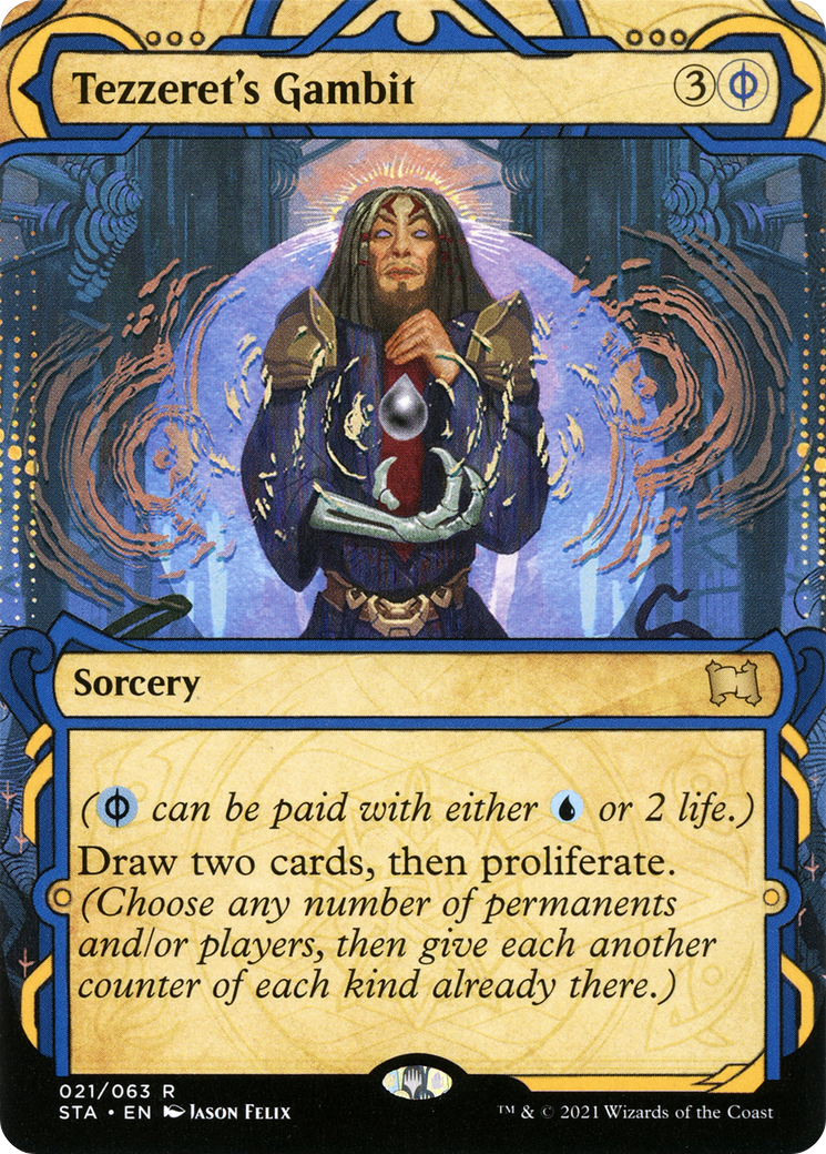 {R} Tezzeret's Gambit [Strixhaven: School of Mages Mystical Archive][STA 021]