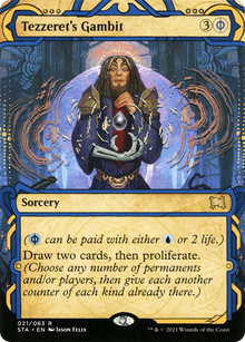 {R} Tezzeret's Gambit [Strixhaven: School of Mages Mystical Archive][STA 021]