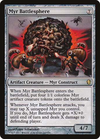 {R} Myr Battlesphere [Commander 2013][C13 247]