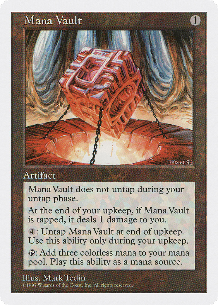 {R} Mana Vault [Fifth Edition][5ED 388] - Misty Mountain Games