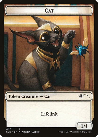 {C} Cat (27) // Cat (28) Double-sided Token [Secret Lair Drop Series][SLD 027]