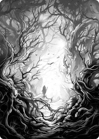 {A} Forest 1 Art Card [Innistrad: Midnight Hunt Art Series][AMID 081]